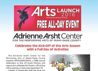 Arts Launch at Adrienne Arsht Center