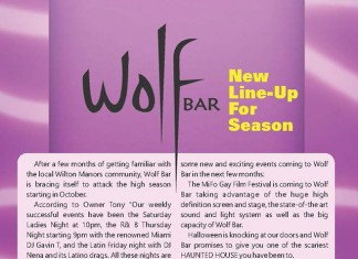 Wolf Bar: New Line Up for Season