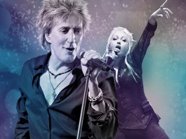 Rod Stewart and Cyndi Lauper