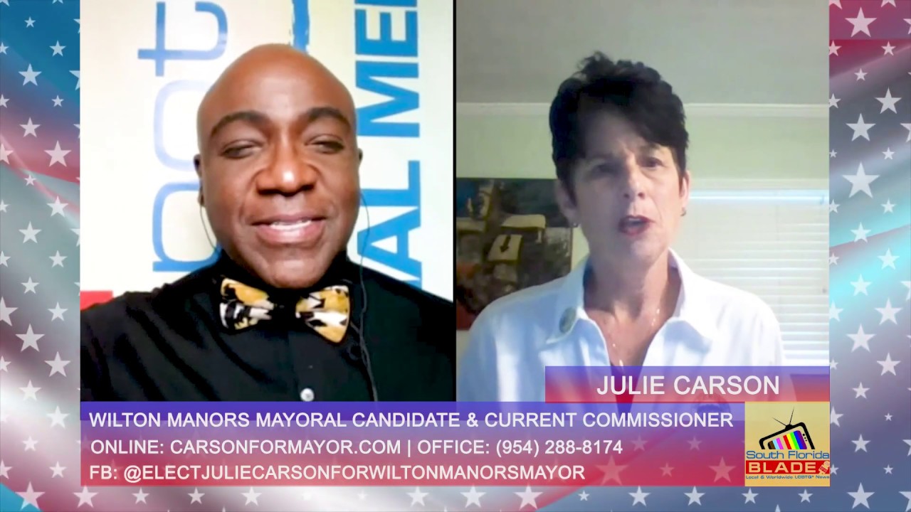 Watch! South Florida Blade – Julie Carson Interview