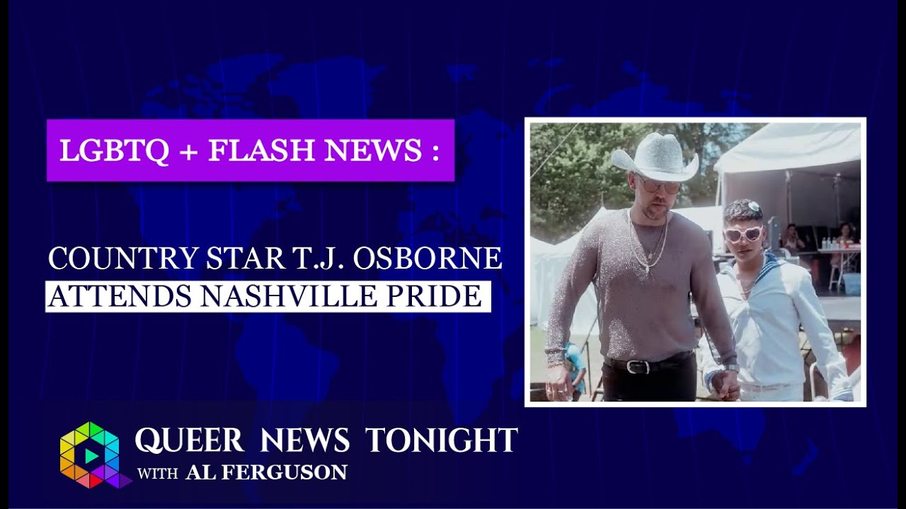 Country Star T.J. Osborne Attends Nashville Pride