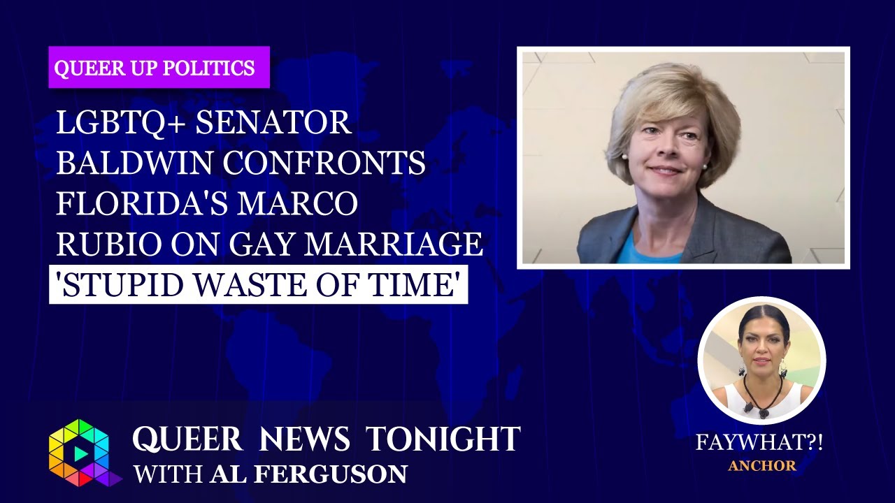 LGBTQ+ Tammy Baldwin Confronts Florida’s Marco Rubio On Gay Marriage