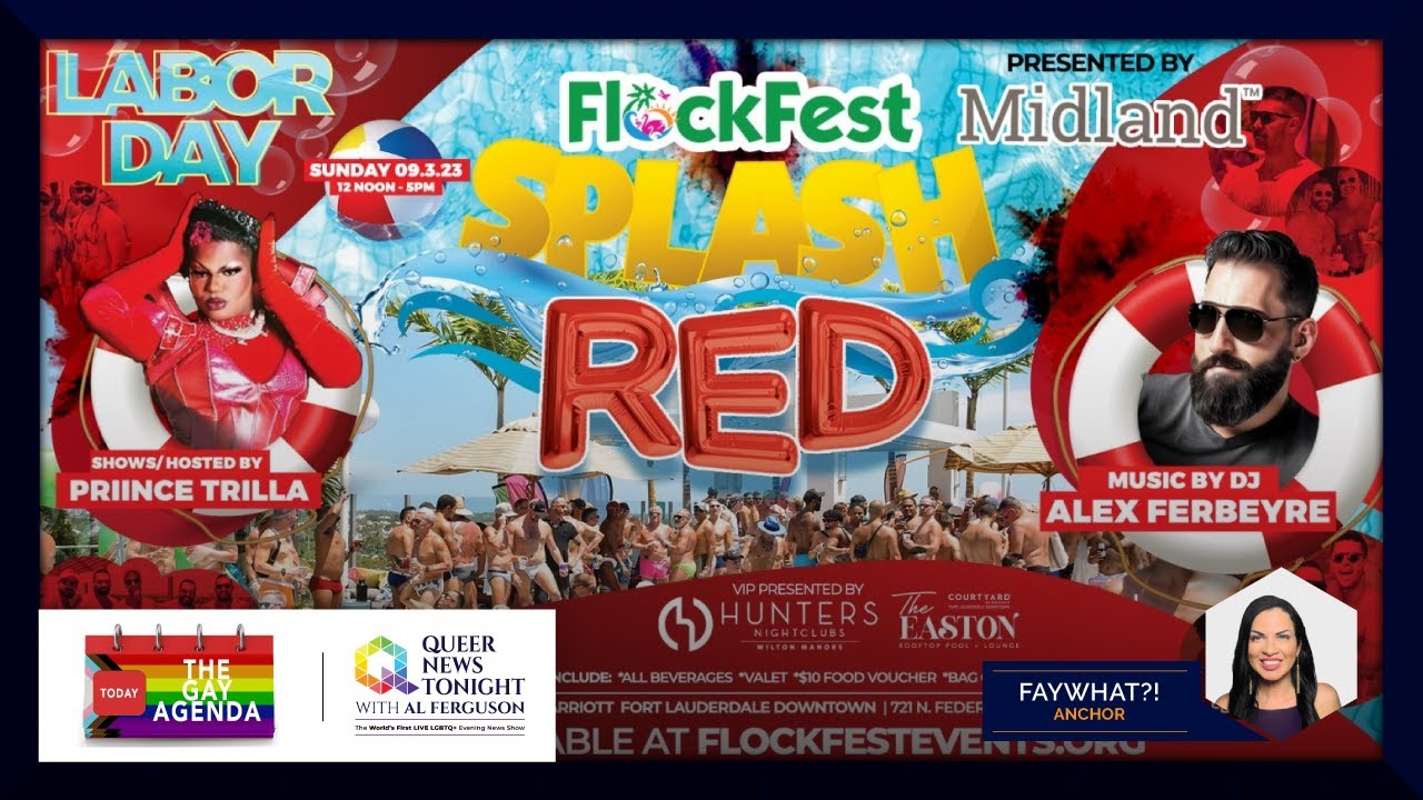 FlockFest SPLASH Red Pool Party presented by Midland On September 3
