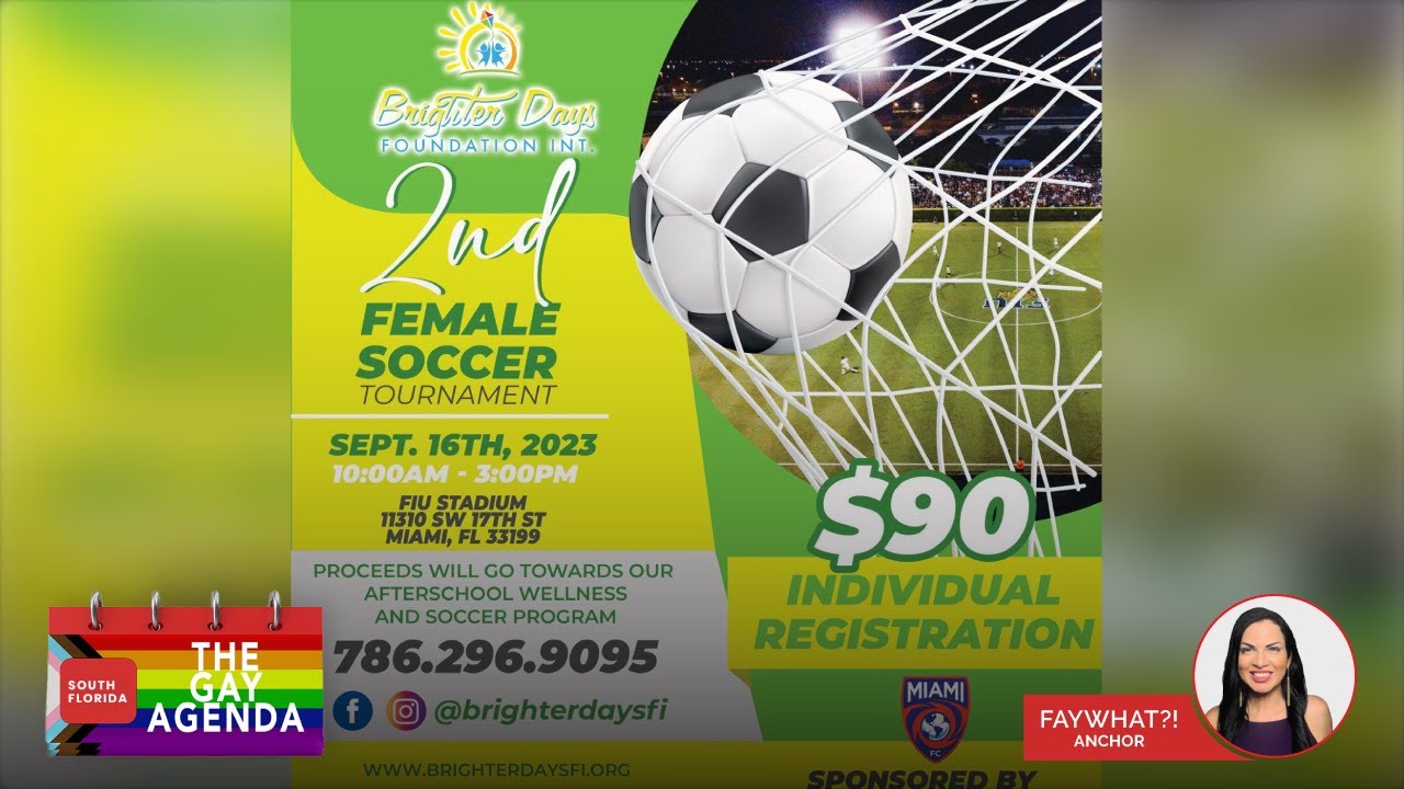 Brighter Days Foundation 2nd Annual Female Soccer Tournament September 16