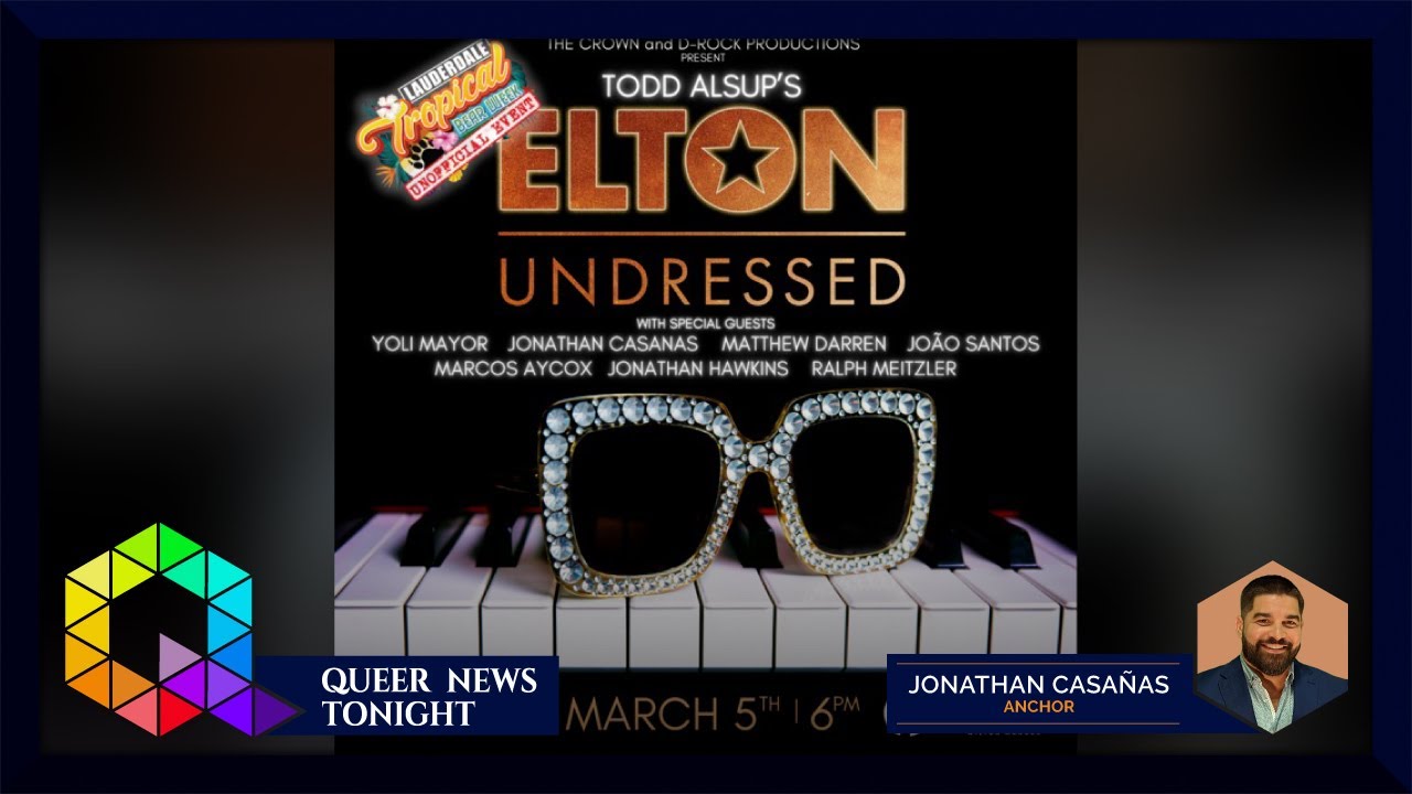 Todd Alsup brings Elton undressed to Hunters Nightclub March 5th and 6th