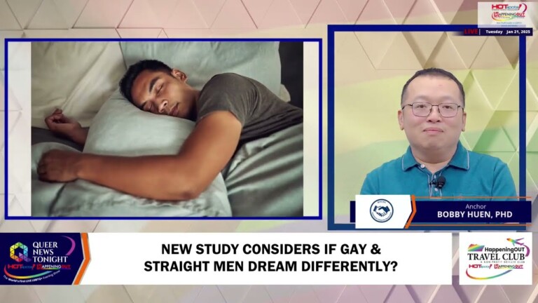 New Study Considers If Gay & Straight Men Dream Differently New Study Considers If Gay & Straight Men Dream Differently
