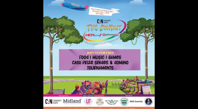 Join HOTspots Happening Out For The CAN Community Health Midland Black History Month Cookout