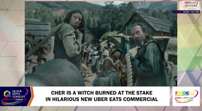 Cher Is A Witch Burned At The Stake In Hilarious New Uber Eats Commercial