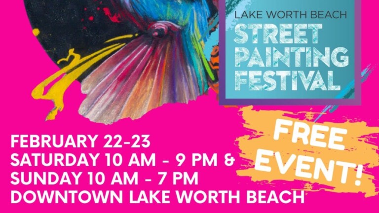 Lake Worth Beach Street Painting Festival February 22 & 23