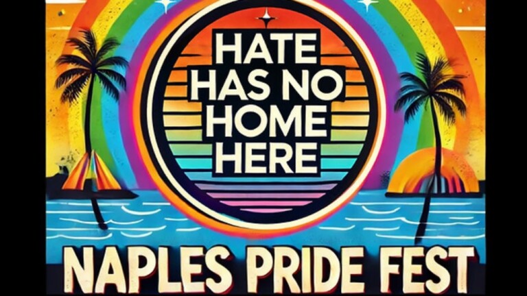 The 7th Annual Naples PrideFest will be held on Saturday June 7th The 7th Annual Naples PrideFest will be held on Saturday June 7th