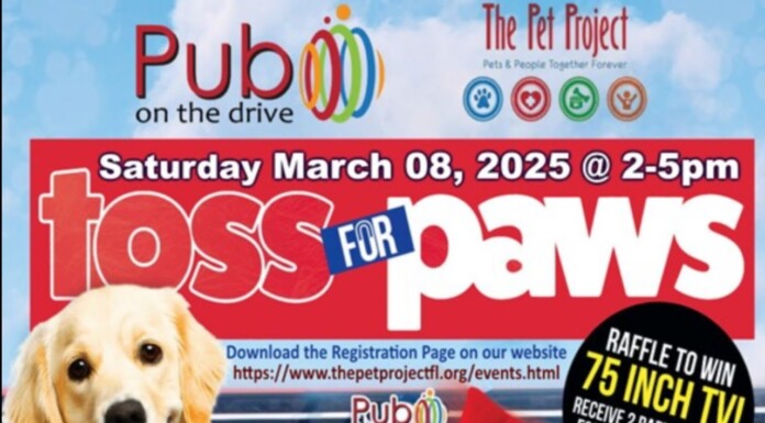 Pub On The Drive Will Host Toss For Paws March 8