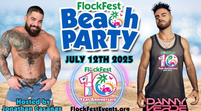 FlockFest’s 10th Beach Bash Set for July 12