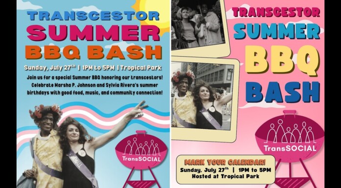 Trans Social Hosts Transcestor Summer BBQ Bash At Tropical Park July 27