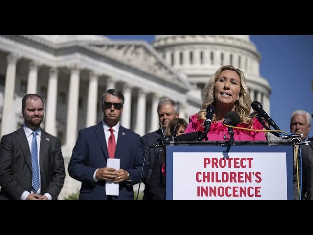 Anti LGBTQ Marjorie Taylor Greene Pushes Nationwide Ban on Trans Youth Care