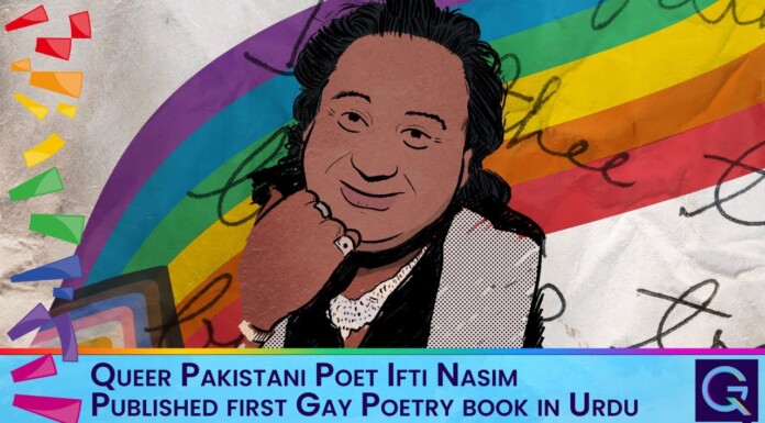 Queer Pakistani Poet Ifti Nasim Published First Gay Poetry book in Urdu