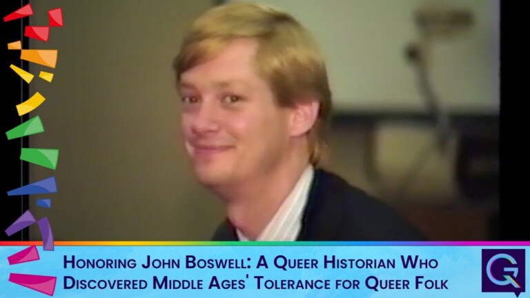 Honoring John Boswell: A Queer Historian Who Discovered Middle Ages’ Tolerance for Queer Folk