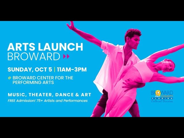 Arts Launch Broward to Kick Off Cultural Season October 5