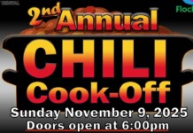 The 2nd Annual Chili Cook-Off – November 9
