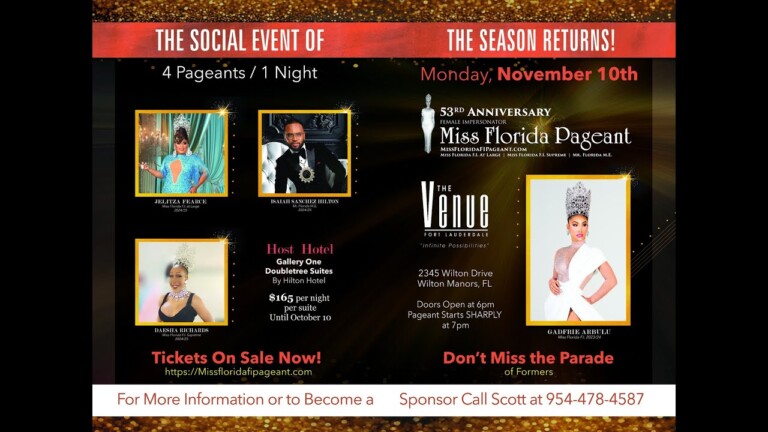 Miss Florida F.I. Celebrates 53 Years of Pageant Pride