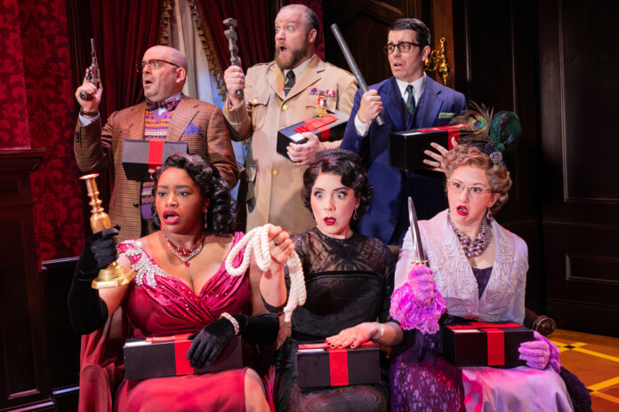 1 - The Company of the Second North American tour of CLUE - photo by Evan Zimmerman for MurphyMade