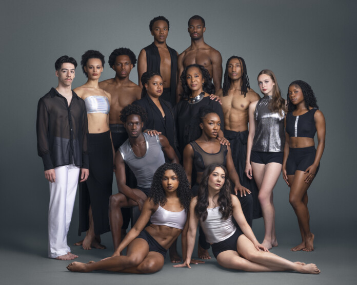 Ailey II with Artistic Director Francesca Harper and Rehearsal Director Shay Bland Photo by Nir Arieli_1039