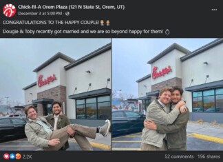 Chick-fil-A Franchise Faces Backlash After Celebrating Gay Wedding