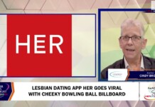 Lesbian Dating App HER Goes Viral With Cheeky Bowling Ball Billboard