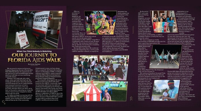 Hotspots Happening Out Named Florida AIDS Walk 2026 Beneficiary