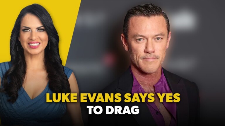 Luke Evans Says Yes To Drag