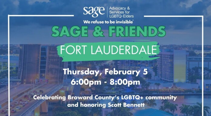 SAGE & Friends Fort Lauderdale Celebrates Broward’s LGBTQ+ Community, February 5