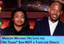 Marlon Wayans: His Love for His Trans* Son NOT a Topic for Debate