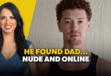 He Found Dad… Nude And Online