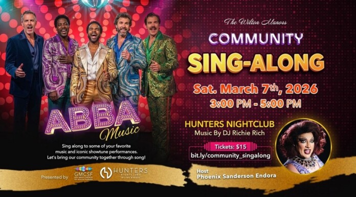 GMCSF Hosts ABBAsolutely Fabulous ABBA Sing-Along at Hunters in Wilton Manors March 7