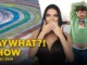 Thumbnail for 'FAY WHAT?! SHOW' featuring a surprised woman covering her mouth, a man in a green sweater posing on a rooftop, with a colorful rainbow path on the left and the show's date April 21, 2026.
