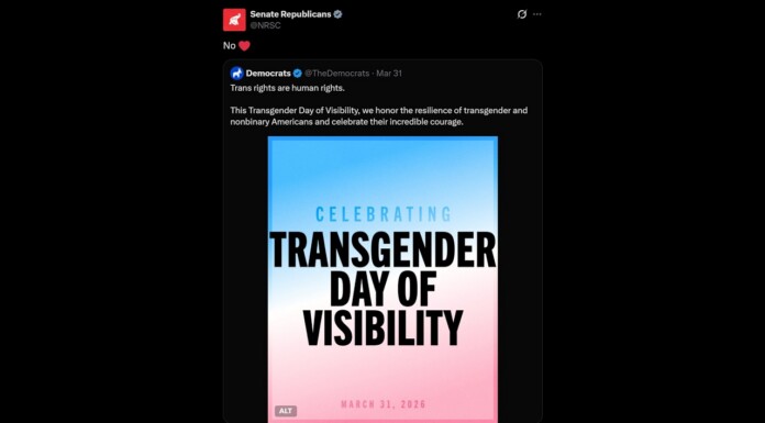 Republicans Face Backlash Over One-Word “No” Response To Transgender Day Of Visibility Message