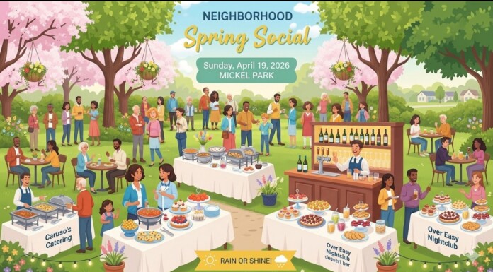 Neighborhood Spring Social at Mickel Park, April 19