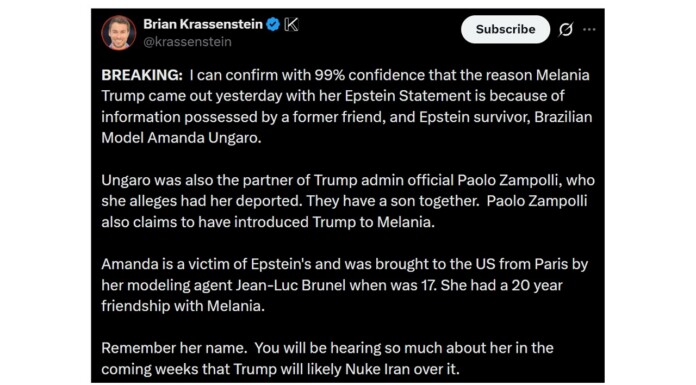 Melania Trump’s Epstein Denial Raises Questions on Its Intent and Timing