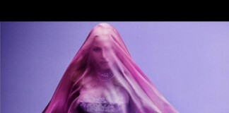 Woman in a pink veil over a corseted dress against a lavender backdrop; album title reads 'Madonna Confessions II' (implied without naming).