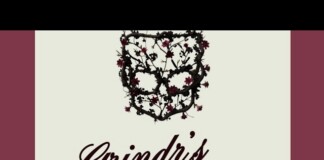 Logo for Grindri's Hosting with a dark vine heart design above the scripted company name.