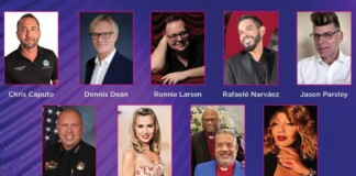 Ten headshots displayed in two rows with captions: Chris Caputo, Dennis Dean, Ronnie Larsen, Rafaé Narváez, Jason Parsley, William Schultz, Nicole Stodard, Robert Griffin and Durrell Watkins, Tatiana Williams.
