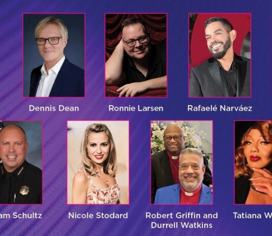 Ten headshots displayed in two rows with captions: Chris Caputo, Dennis Dean, Ronnie Larsen, Rafaé Narváez, Jason Parsley, William Schultz, Nicole Stodard, Robert Griffin and Durrell Watkins, Tatiana Williams.
