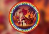 Circular rainbow logo with two people dancing at a tropical sunset; text reads 'EVERYONE IS WELCOME!' and 'ROBERT'S LAFITTE'.