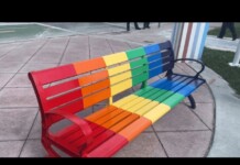 German Tourists Arrested For Nazi Graffiti on Miami Beach Pride Bench