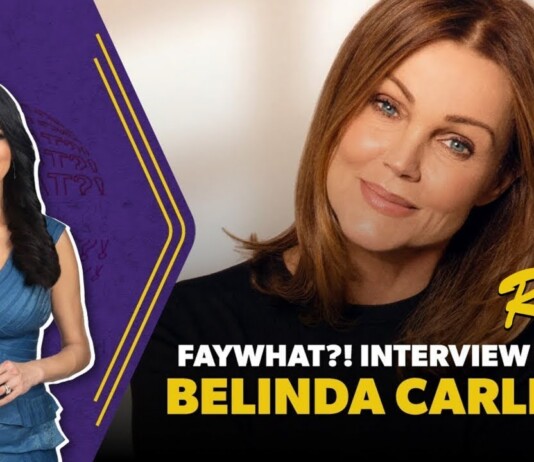 Promotional video thumbnail: two women, one in a blue dress on the left and a close-up portrait on the right, with a purple geometric panel in between and bold 'Remix' text at the bottom right.