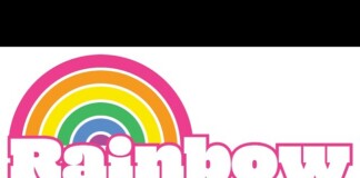 Logo: a multicolored rainbow arch above the bold pink word 'Rainbow', with 'YOUTH SQUARE' in pink spaced letters below.