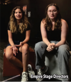 What’s Hot South Florida: July 16 – July 29 | Hotspots Magazine Hotspots Magazine Two young women sit on a stage steps, facing the camera; caption reads 'Empire Stage Directors' at the bottom.