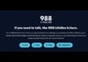 Trevor Project May Be Excluded From Revived LGBTQ+ 988 Crisis Service It Helped Create Dark blue hero with 988 Lifeline logo and message about talking, plus four rounded buttons: Call, Text, Chat, Deaf/HoH.
