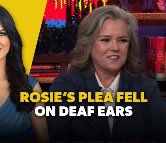 Thumbnail: smiling woman on a yellow panel left, and a talk-show guest speaking on the right with a bold caption about Rose's plea fell on deaf ears.
