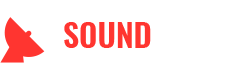 Logo for Sound Radar with a red fox head emblem and bold red 'SOUND' text followed by black 'RADAR'.